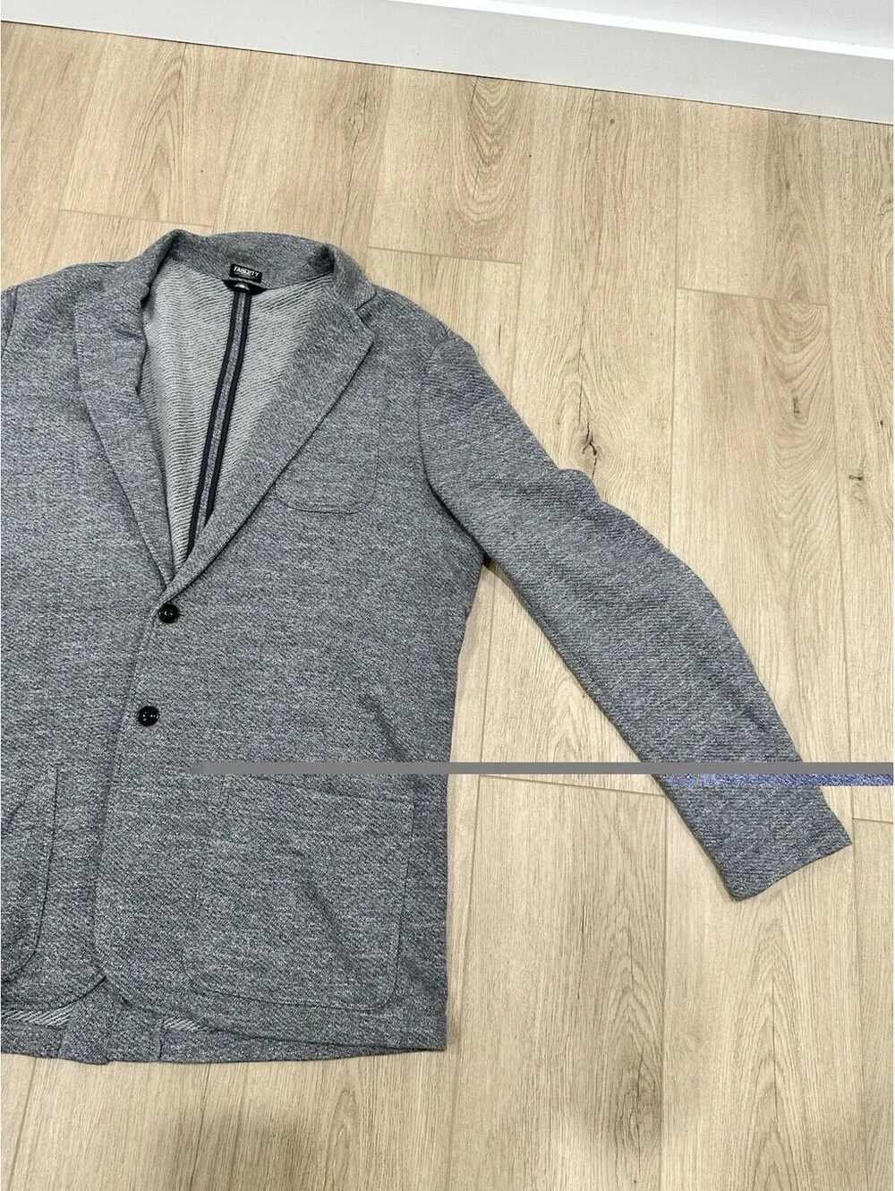 Faherty The Inlet Blazer Mens 2XLT Unstructured Cotton Light Grey